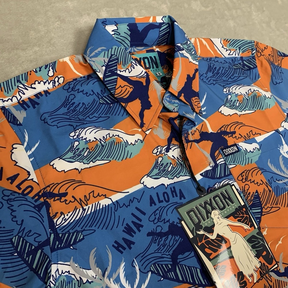 Dixxon Flannel Co Alotta Aloha Shirt Mens XS Colorful Short Sleeve Hawaiian